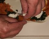 Foto del paso 7 de la receta: Tarta corona de calabaza y espinaca, entrada fiambre en hojaldre