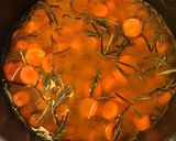 Une image de l'étape 1 de Dos de cabillaud aux champignons et purée de carottes.
