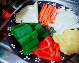 Hình bước làm 5 của món Miến trộn Hàn Quốc_잡채