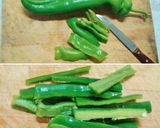 Foto del paso 4 de la receta: Canelones rellenos de espárragos verde, pimientos y ajos tiernos