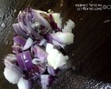 A picture of step 1 of Mixed Oil Yam Sauce.