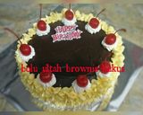 Foto langkah ke 7 dari resep Bolu ultah brownis kukus.