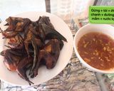 Hình bước làm 3 của món Chim quay lá chanh