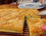 A picture of step 20 of Potato slab pie with salsa verde.