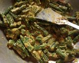A picture of step 6 of Bhindi in Mustard Paste.
