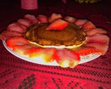A picture of step 8 of Pancake with strawberry.
