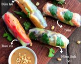 Hình bước làm 2 của món Gỏi cuốn ngũ sắc