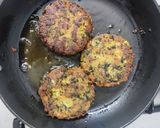 A picture of step 6 of Aloo Methi Tikki Burger.