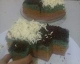Foto langkah ke 2 dari resep Bolu pelangi.