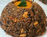 A picture of step 13 of Volcano rice with pepper sauce.