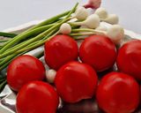 Une image de l'étape 1 de 🍅Tomates🌱 grappes🌶️ farcies caviar🍃 d'aubergine🍆.