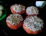 Foto del paso 5 de la receta: Tomates rellenos!🍅 súper fácil