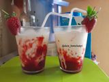 Korean strawberry milk