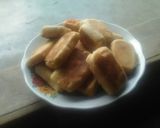 Foto langkah ke 7 dari resep Bakpia kotak isi ubi oranye.