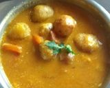 A picture of step 12 of Besan aloo dum (gram flour potato dum).