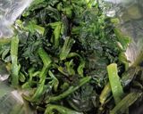 菠菜煎蛋的食譜步驟1照片