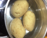 Foto del paso 1 de la receta: Patatas rellenas súper fáciles de jamón y champiñones