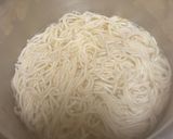 A picture of step 1 of Spicy Schezwan Hakka Noodles.