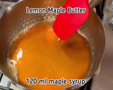 A picture of step 10 of Upside down lemon, maple and vanilla pudding with lemon maple butter.