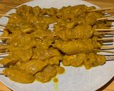 A picture of step 5 of Chicken Satay.