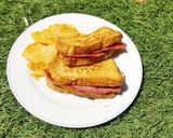 รูปขั้นตอนการทำที่ 4 ของ French Toast with Bacon อาหารเช้าง่ายๆ