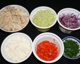 Foto del paso 1 de la receta: Quesadillas con salpicón de albacora