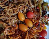 A picture of step 13 of My Spicy Spiralized, Potatoe, Carrot, Cougette & Onion Salad.