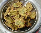 A picture of step 5 of Chana Dal fritter.
