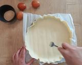 Une image de l'étape 6 de Tarte salée pomme de terre Jambon Mozarella.