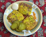 عکس مرحله 1 از دستور کوکوی میکس (هویج و سیب زمینی و برنج)