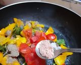 A picture of step 6 of Broccoli Salad.