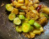 A picture of step 7 of Motor Dal (Peas Dal) Bora o Panchmesali.