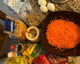 Foto del paso 1 de la receta: Budín de Carrot cake 🥕