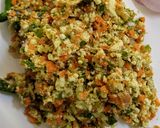 A picture of step 2 of Paneer veggie stuffed paratha.