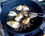 Foto del paso 13 de la receta: Chipirones rellenos a la plancha con toque de limón encurtido