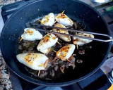 Foto del paso 13 de la receta: Chipirones rellenos a la plancha con toque de limón encurtido