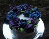 Foto langkah ke 9 dari resep Buttercream Lembut + Kue Tart (tutorial rose petal) ala khey.
