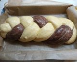 Kakaós-vaníliás fonott kalács recept fázis 3 fotója
