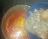 A picture of step 2 of Egusi soup.