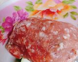 Hình bước làm 1 của món Chả cá thác lác hấp bầu