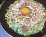 A picture of step 7 of Japanese Pancake ‘Okonomiyaki ‘.
