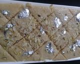 A picture of step 6 of Satora (soji ka tukri halwa).