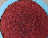 A picture of step 12 of Red velvet cake 🎂🍰.