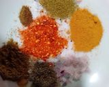 A picture of step 2 of Dahi chana chat.