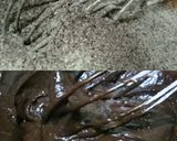 Foto langkah ke 4 dari resep Chocolate Chiffon Cake with Sweetened Whipped Cream.