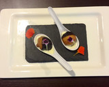 Foto del paso 5 de la receta: Buñuelos de Calabaza y Parchita con sopa de chocolate fría