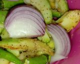 A picture of step 3 of Onion Mango Instant pickle.