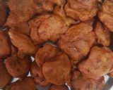A picture of step 2 of Punjabi Kadhi Pakora with Rice.