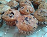 Φωτογραφία βήματος 3 της συνταγής Blackberry zucchini muffins (κεκάκια με βατόμουρα και κολοκυθάκι)