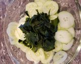 A picture of step 3 of Cucumber and Seaweed Salad.